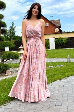 Платье Бьонси персик