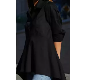 Женская рубашка  Квелли КРС черный